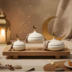 Metal Serving Set - 3 Pcs